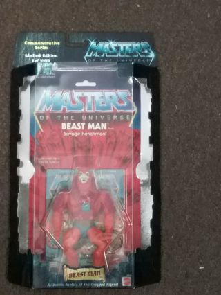 2000 Mattel Masters Of The Universe Commerative Series Beast Man Figure
