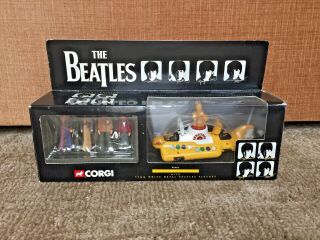 Corgi 05405 Beatles Limited Edition Yellow Submarine With Figurines