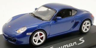 Schuco 1/43 Scale 020 301 16 - Porsche Cayman S - Met Blue