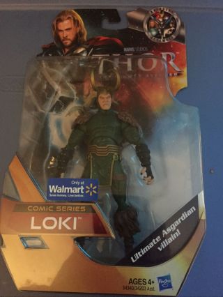 Marvel Legends Loki Comic Series 2011 Thor Movie Walmart Exclusive