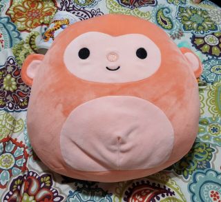 Squishmallow 12 " Elton The Orange Monkey Stuffed Plush Toy Pillow Pet