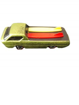 1967 Mattel Hot Wheels Deora With Surfboards And Redline Wheels.  Usa Made.  Gold