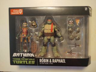 Dc Collectibles Batman Vs Tmnt " Robin & Raphael " Figure 2 - Pack (2019) - Gamestop