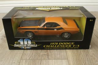 Ertl American Muscle 1:18 Scale 1970 Dodge Challenger T/a 340 Six Pak