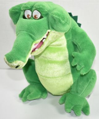 Disney Store Peter Pan Tick Tock Crocodile Stuffed Animal Plush Soft Toy Hook