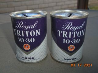 Smith Miller Triton Oil Cans Union 76 1 Pair For The Price