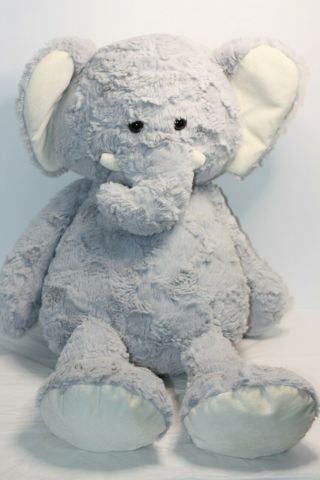 Animal Adventure Big Gray Elephant Plush Stuffed Toy 24 " 2015