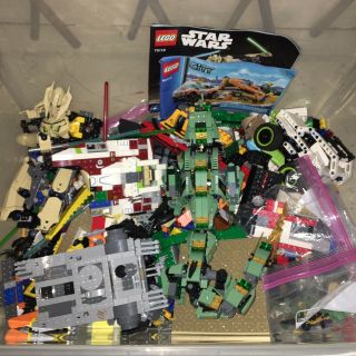 Lego 12,  Lbs Of Bulk Star Wars City Ninjago Jurassic Park Minifigures And More