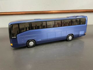 Nzg Mercedes Benz 0404 Shd Blue Coach Bus 1:43