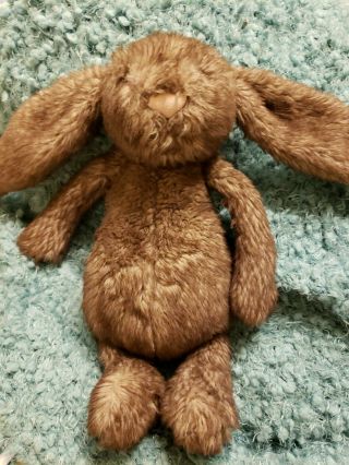 Jellycat London Bunny Rabbit Woodland Hare Plush Stuffed Animal Marbledbrown 11 "