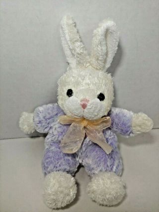 Wal - Mart Plush Purple Cream White Bunny Rabbit Pink Baby 