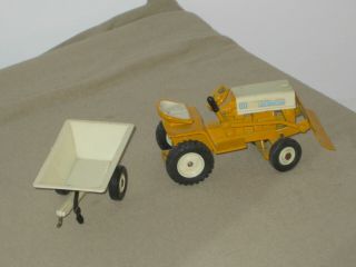 Vintage Ertl Toy International Cub Cadet122 Toy Lawn Mower With Dump Cart