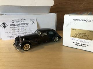 Mm43 Minimarque 43 Cord Westchester 121/250 Acd Car Of The Year 1995 Coppertone
