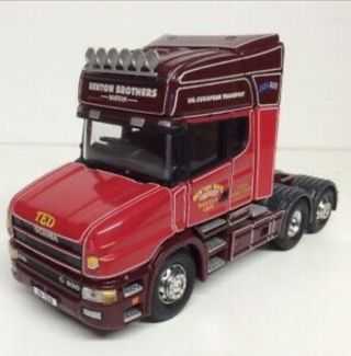 Corgi Truck Scania T Cab Benton Brothers 1.  50 With Mirror Pack