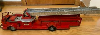 Vintage Doepke Model Toys Rossmoyne Metal Fire Engine Truck