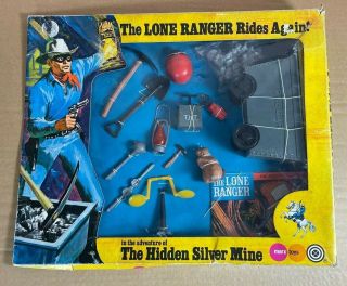 Marx Toys The Lone Ranger Rides Again The Hidden Silver Mine,  1973