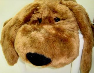 Kids Of America Large Brown Stuffed Plush Floppy Pillow Puppy Dog
