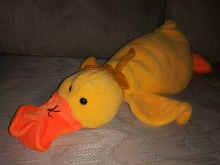 Dan Dee Duck Plush 20 " Yellow Orange Stuffed Animal Collectors Choice Made In Ch