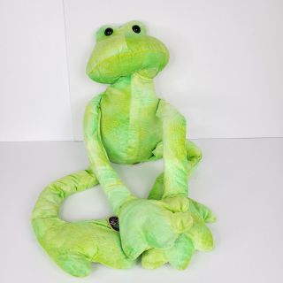 Kellytoy 30 " Velboa Frog Plush Stuffed Animal Pals Green Leap Long Arms Legs Big