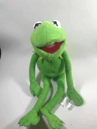 Disney Store Authentic Kermit The Frog Muppets 18 " Plush Stuffed Animal