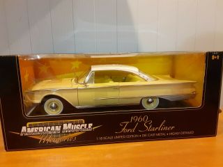 1960 Ford Starliner - 1:18 American Muscle Limited Edition Die Cast Metal.