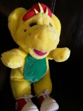 1994 Barney Bj The Yellow Dinosaur 12 " Plush Stuffed Animal Toy