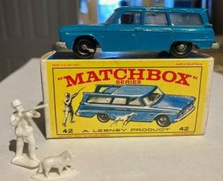 Vintage Lesney Matchbox 42 Studebaker Station Wagon