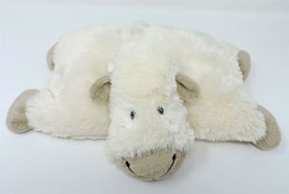 Jellycat Truffles Sheep Lamb Plush Cream Gray 14 " X 12 " Soft Toy Pillow