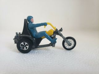 Vintage Hot Wheels Rrrumblers 3 - Squealer Blue Rider Yellow / Black