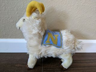Vintage United States Naval Academy Mascot Bill The Goat Plush Doll 1978 R Dakin
