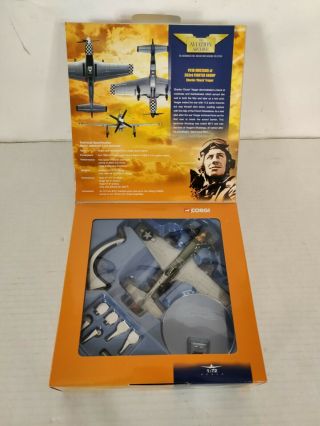 Corgi P51d Mustang Flying Aces Charles Chuck Yeager Die - Cast Airplane 49302