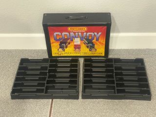 Very Rare Vintage Matchbox Convoy Vinyl Collector’s Case W/ Both Trays