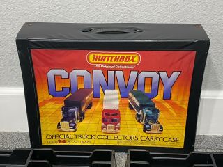 Very Rare Vintage MATCHBOX Convoy Vinyl Collector’s Case w/ Both Trays 2