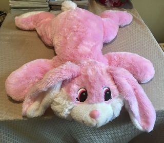 Dan Dee Large Floppy Pink Bunny Rabbit Cuddle Pillow Plush 35 " Stuffed Animal