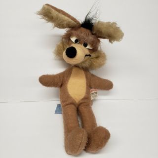 Mighty Star 16 " Warner Brothers Wile E Coyote Vintage 1971 Plush