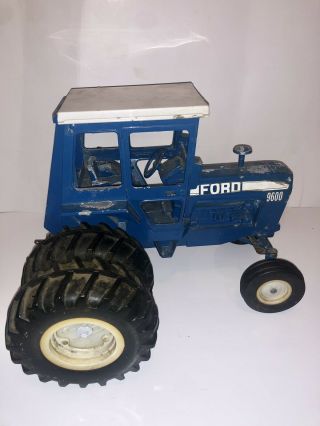 Ertl Ford Holland Farm Toy Vehicle Tractor 9600 3 Pt Hitch Duals Cab