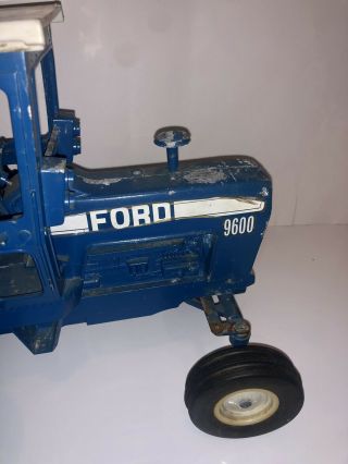 Ertl Ford Holland Farm Toy Vehicle Tractor 9600 3 PT Hitch Duals Cab 2