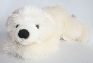 Busch Gardens Aurora Polar Bear 14” Plush Stuffed Animal Lovey Toy