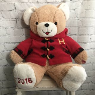Dan Dee Large Teddy Bear Musical Jingle Bells Christmas Plush Red H Jacket 2016