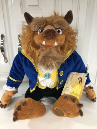 Disney Store Plush - Beauty And The Beast - Beast