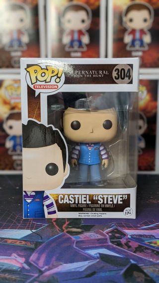 304 Castiel Steve | Supernatural Funko Pop | W/ Pop Protector