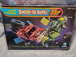 Vintage Kenner Ssp Sonic Power Smash Up Derby Set Buggem Tough Tom 1973