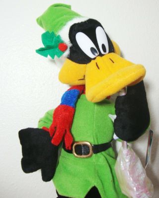 Daffy Duck Stuffed Plush Christmas Elf 17 Inch Nanco 2
