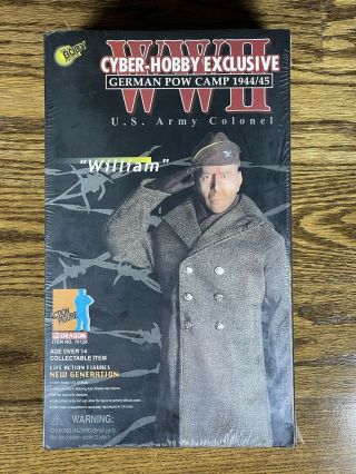 Cyber Hobby Wwii 1/6 Us Army Colonel " William " German Pow Camp 1944/45