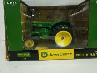 John Deere Tractor Model D,  Ertl Scale 1:16,  W/box