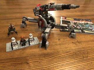 Lego Star Wars Republic Av - 7 Antivehicle Cannon (75045).  Complete With Mini Figs
