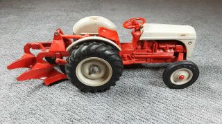 Vintage Ertl 1/16 Ford 8n Tractor With Dearborn Plow Die Cast Toy