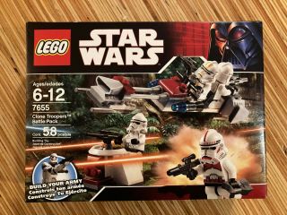 Lego Set 7655 Star Wars Clone Troopers Battle Pack Nisb Factory