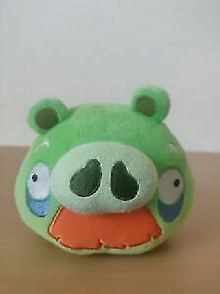 Angry Birds Plush 5 Inch Granpa Mustache Pig With Sound