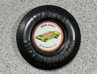 Sugar Caddy 1969 Plastic Button Hot Wheels Redline Rare Pin Htf